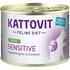 Консерва для котів Kattovit Diet з індичкою 185 г (4000158780546)