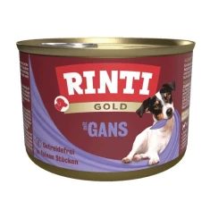 Консерва для собак Rinti Gold з гускою 185 г (4000158910028)