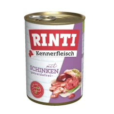 Консерва для собак RINTI Kennerfleisch зі шинкою 400 г (4000158910509)