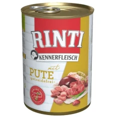 Вологий корм для собак RINTI Kennerfleisch з індичкою 400 г (4000158910554)