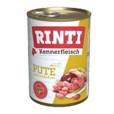 Консерва для собак RINTI Kennerfleisch з індичкою 400 г (4000158925251)