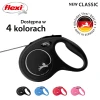 Рулетка-повідець для собак Flexi New Classic M трос 5 м до 20 кг Black (4000498022627)