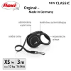 Рулетка-повідець для котів Flexi New Classic Cat XS трос 3 м Black (4000498023426)