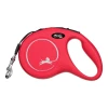 Рулетка-повідець для собак Flexi New Classic M стрічка 5 м Red (4000498032206)