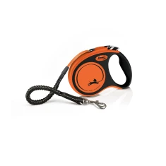 Рулетка-повідець для собак Flexi Xtreme L стрічка 5 м до 65 кг Orange (4000498034408)