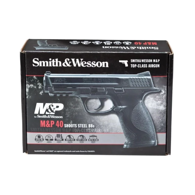 Пневматичний пістолет калібр Smith&Wesson 4,46 мм BB (4000844423481)