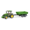 Трактор John Deere 5115M с прицепом Bruder (2108)