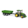 Трактор John Deere 5115M с прицепом Bruder (2108)