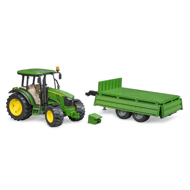 Трактор John Deere 5115M с прицепом Bruder (2108)