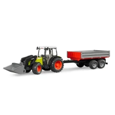 Трактор Claas Nectis 267F з фронтальним навантажувачем та причепом Bruder (2112)