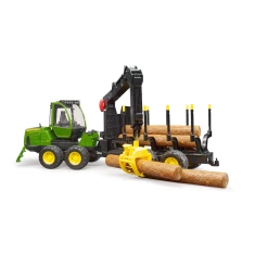 Трактор лісовий John Deere 1210E з транспортером колод Bruder (2133)