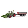 Трактор Fendt Vario 211 з фронтальним навантажувачем і самоскидом Bruder (2182)