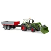 Трактор Fendt Vario 211 з фронтальним навантажувачем і самоскидом Bruder (2182)