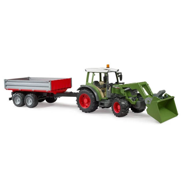 Трактор Fendt Vario 211 з фронтальним навантажувачем і самоскидом Bruder (2182)