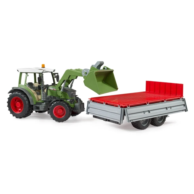 Трактор Fendt Vario 211 з фронтальним навантажувачем і самоскидом Bruder (2182)