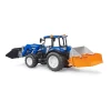 Трактор New Holland T5.120 з фронтальним навантажувачем, самоскидом і вилами Bruder (2187)
