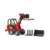 Погрузчик Schäffer Hoflader 2630 с фигуркой Bruder (2191)