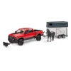 Позашляховик RAM 2500 Power Wagon з причепом для коня Bruder (2501)
