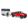 Позашляховик RAM 2500 Power Wagon з причепом для коня Bruder (2501)
