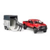 Позашляховик RAM 2500 Power Wagon з причепом для коня Bruder (2501)