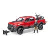 Позашляховик RAM 2500 Power Wagon з мотоциклом Ducati Desert Sled та фігуркою Bruder (2502)