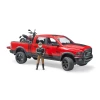 Позашляховик RAM 2500 Power Wagon з мотоциклом Ducati Desert Sled та фігуркою Bruder (2502)