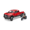 Позашляховик RAM 2500 Power Wagon з мотоциклом Ducati Desert Sled та фігуркою Bruder (2502)