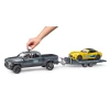 Позашляховик RAM 2500 з автовозом і автомобілем Roadster Bruder (2504)
