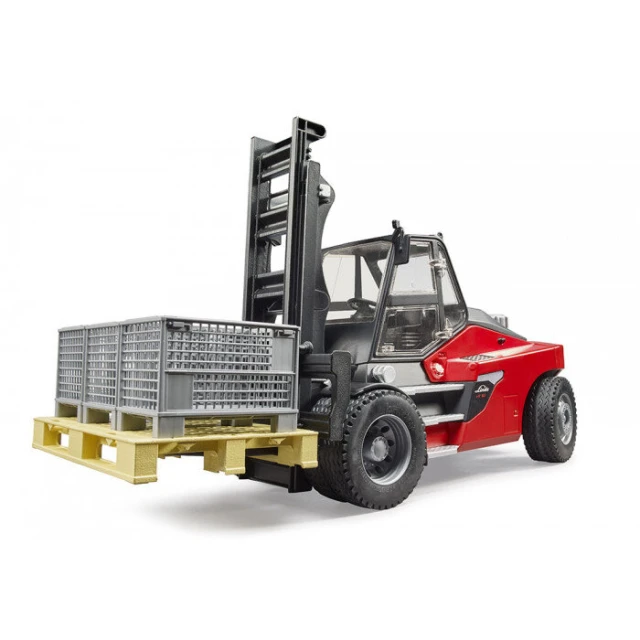 Погрузчик Linde HT160 с палетой и корзиной Bruder (2513)