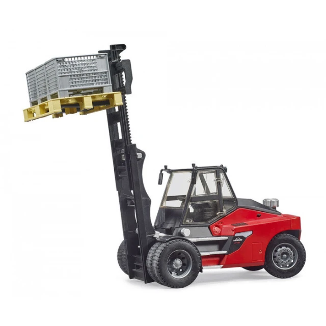 Погрузчик Linde HT160 с палетой и корзиной Bruder (2513)