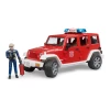 Пожарная машина Jeep Wrangler с фигуркой Bruder (2528)