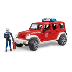 Пожежна машина Jeep Wrangler з фігуркою Bruder (2528)