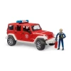 Пожарная машина Jeep Wrangler с фигуркой Bruder (2528)