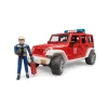 Пожарная машина Jeep Wrangler с фигуркой Bruder (2528)