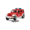 Пожарная машина Jeep Wrangler с фигуркой Bruder (2528)