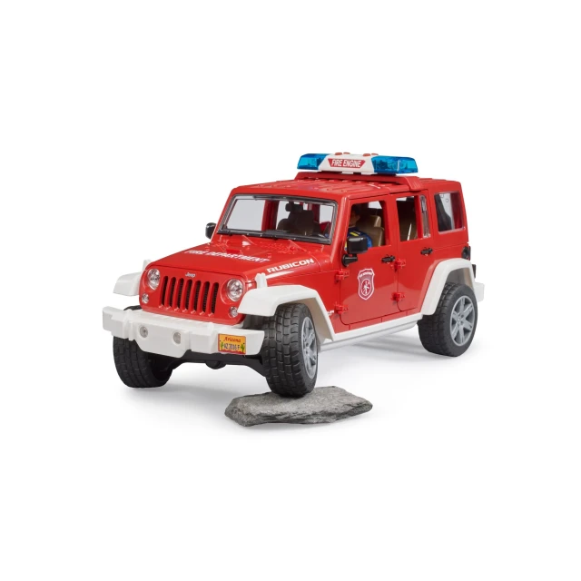 Пожарная машина Jeep Wrangler с фигуркой Bruder (2528)