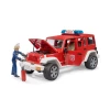 Пожарная машина Jeep Wrangler с фигуркой Bruder (2528)