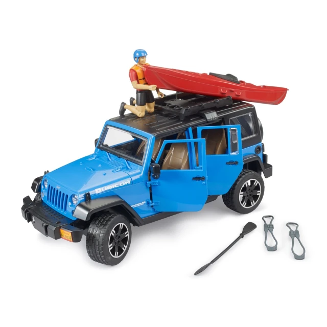 Автомобіль Jeep Wrangler Rubicon Unlimited з каяком та каякером Bruder (2529)
