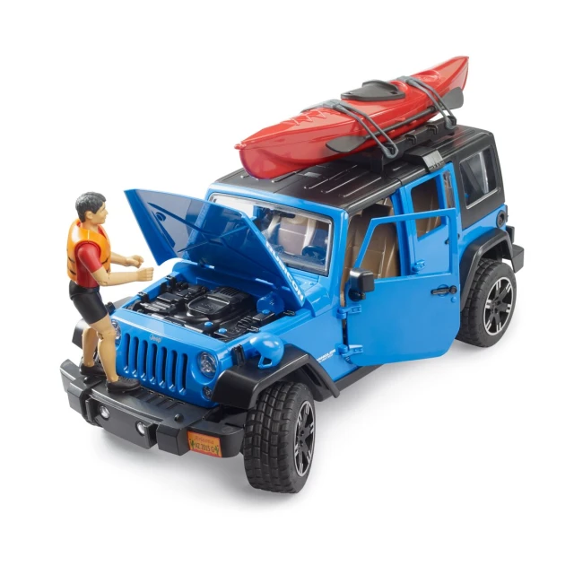 Автомобіль Jeep Wrangler Rubicon Unlimited з каяком та каякером Bruder (2529)