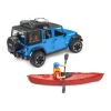 Автомобіль Jeep Wrangler Rubicon Unlimited з каяком та каякером Bruder (2529)