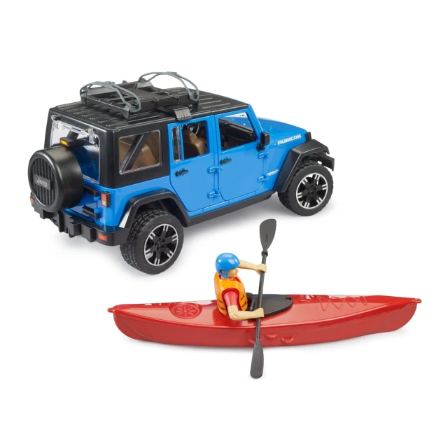 Автомобіль Jeep Wrangler Rubicon Unlimited з каяком та каякером Bruder (2529)