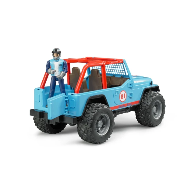 Автомобіль Jeep Cross Country гоночний з гонщиком Blue Bruder (2541)