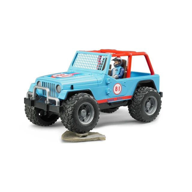 Автомобіль Jeep Cross Country гоночний з гонщиком Blue Bruder (2541)