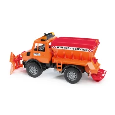 Снігоприбиральна машина Mercedes-Benz Unimog з плугом Bruder (2572)