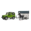 Автомобиль Land Rover Defender с прицепом для лошади Bruder (2592)