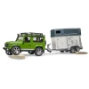 Автомобиль Land Rover Defender с прицепом для лошади Bruder (2592)