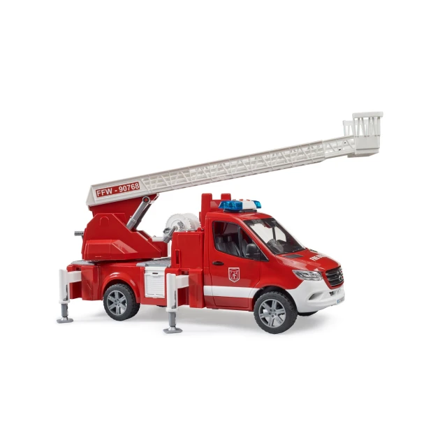 Пожежна машина Mercedes-Benz Sprinter з драбиною та сигналізатором Bruder (2673)