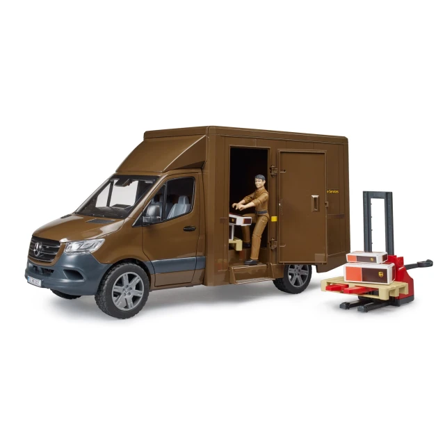 Вантажівка Mercedes-Benz Sprinter UPS з водієм та аксесуарами Bruder (2678)