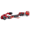 Грузовик MAN TGA с прицепом и погрузчиком Manitou MT633 Bruder (2774)