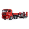 Грузовик MAN TGA с прицепом и погрузчиком Manitou MT633 Bruder (2774)